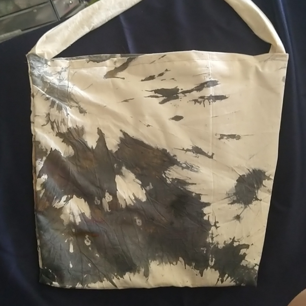 Hand made & hand dyed tote